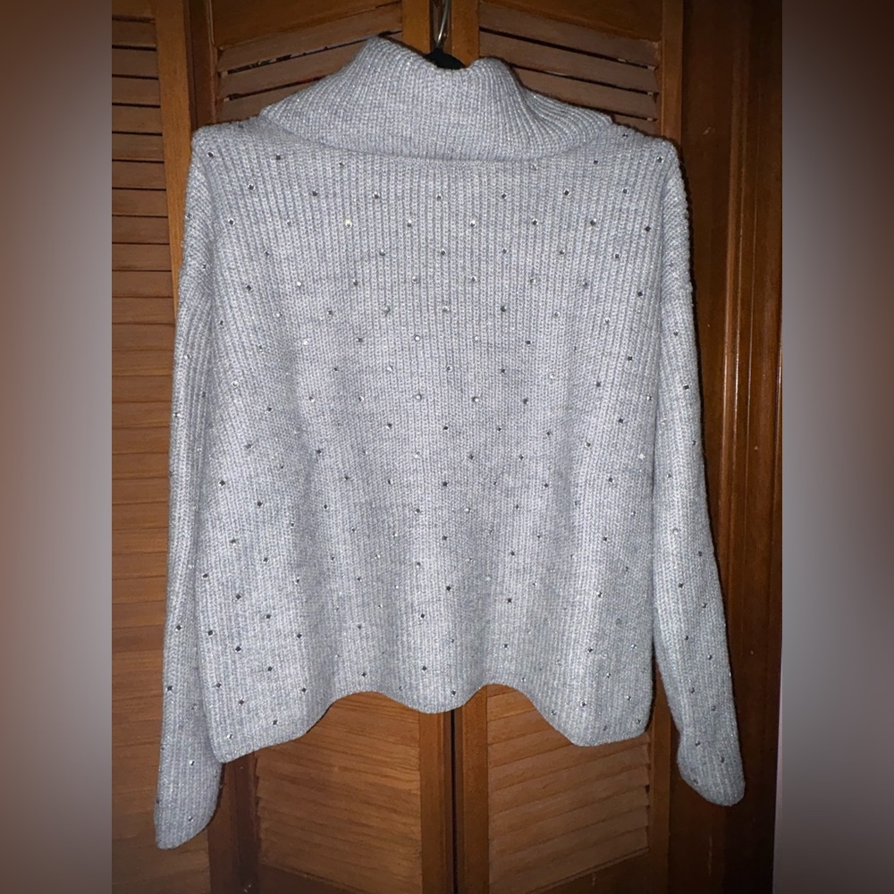 INC bling sweater.